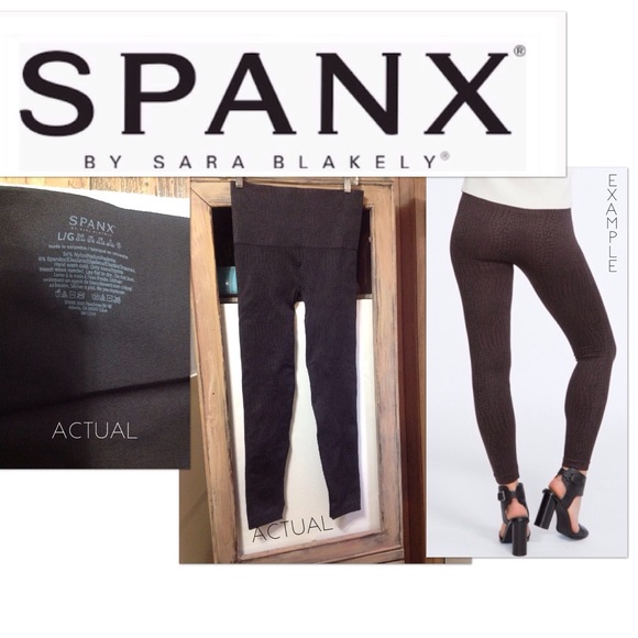 SPANX by Sara Blakely Seamless LOOK AT ME NOW Leggings Shaping Flattens Stomach